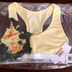 💛Calvin Klein bralette! NEW, yellow, small